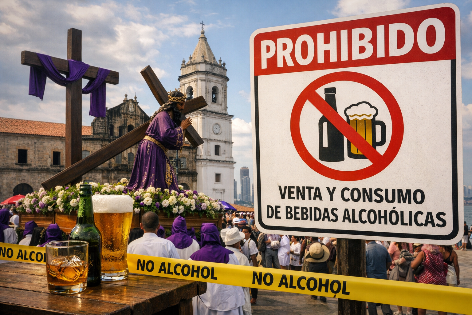 Alcaldía de Panamá prohíbe el alcohol en Viernes Santo